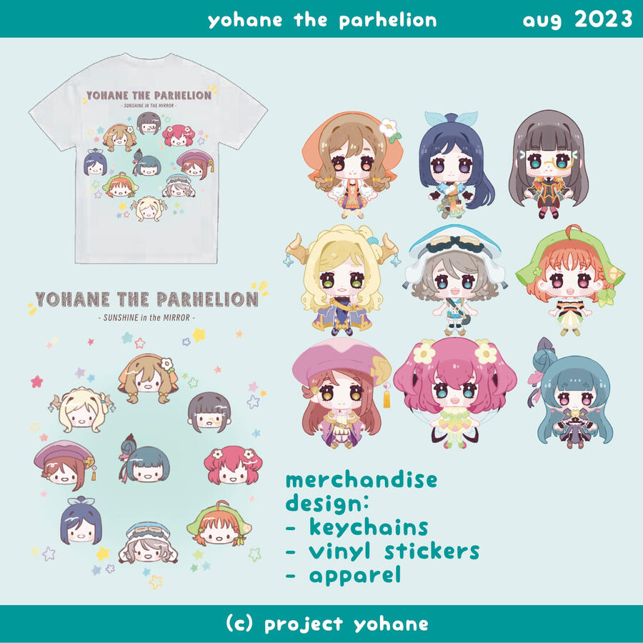 "Yohane the Parhelion - Sunshine in the Mirror" commissioned by tsunscoops