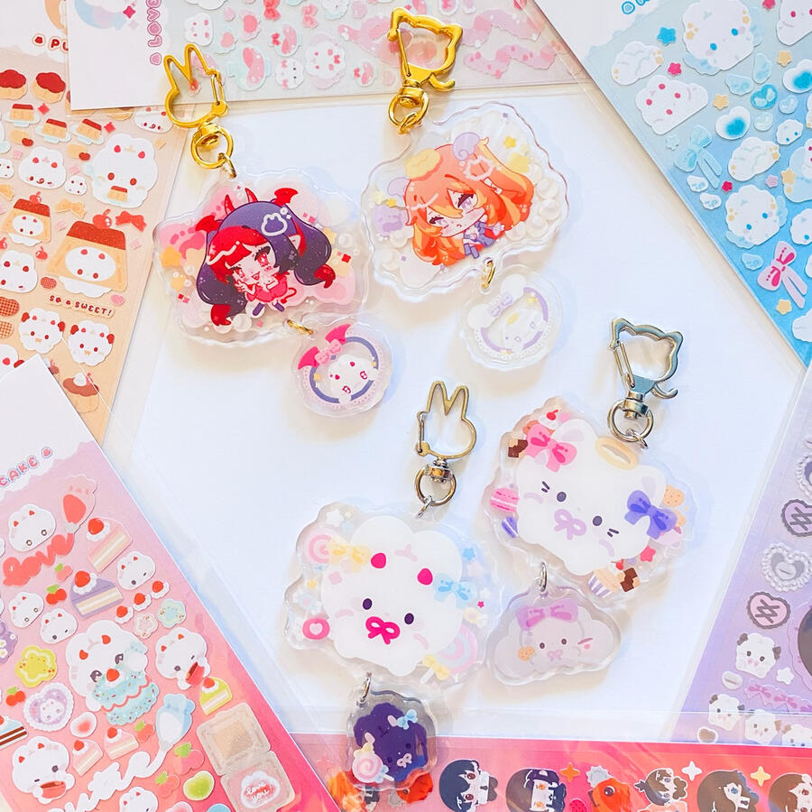 original character acrylic charms